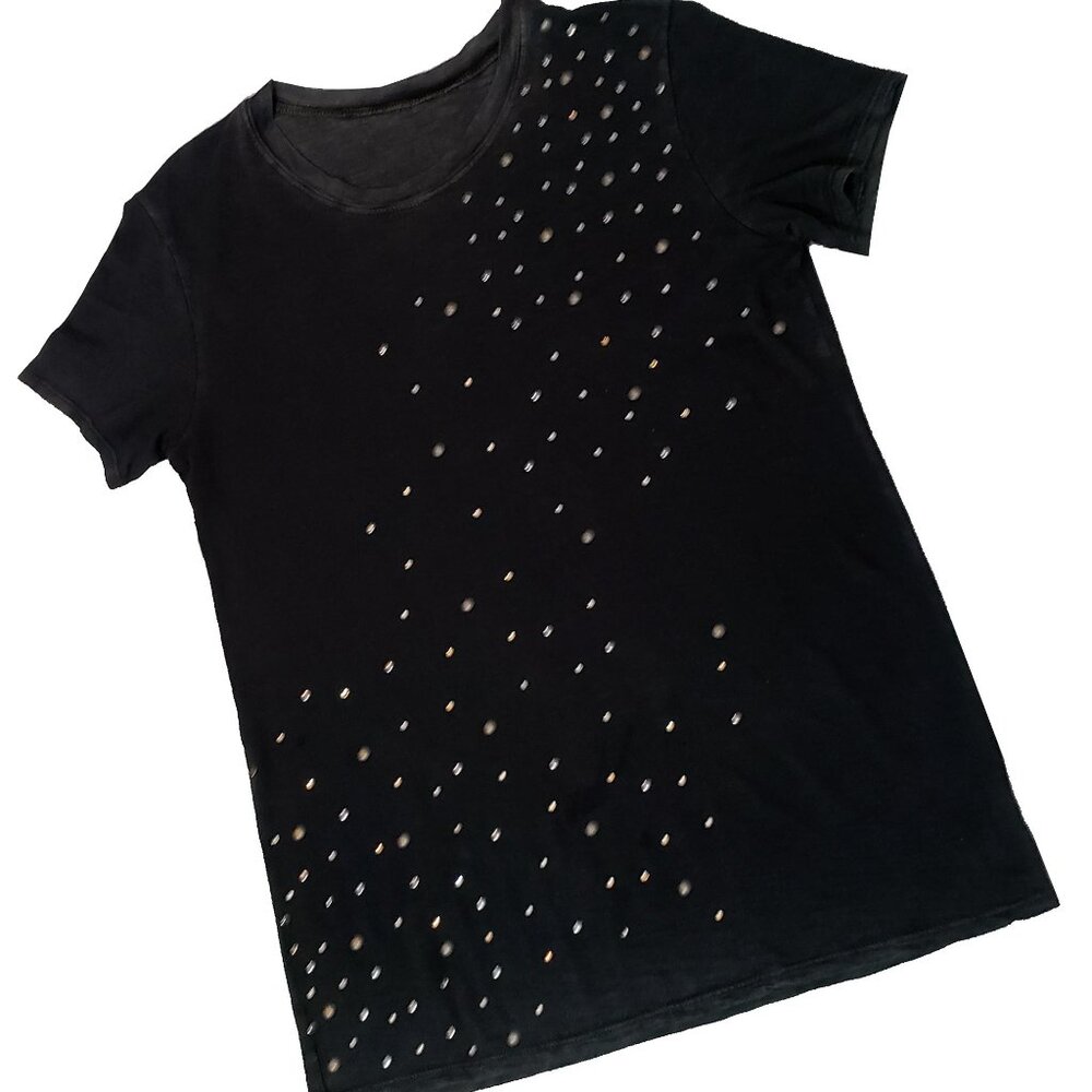 Sky Lights Vintage Women's Charcoal Crew Tee